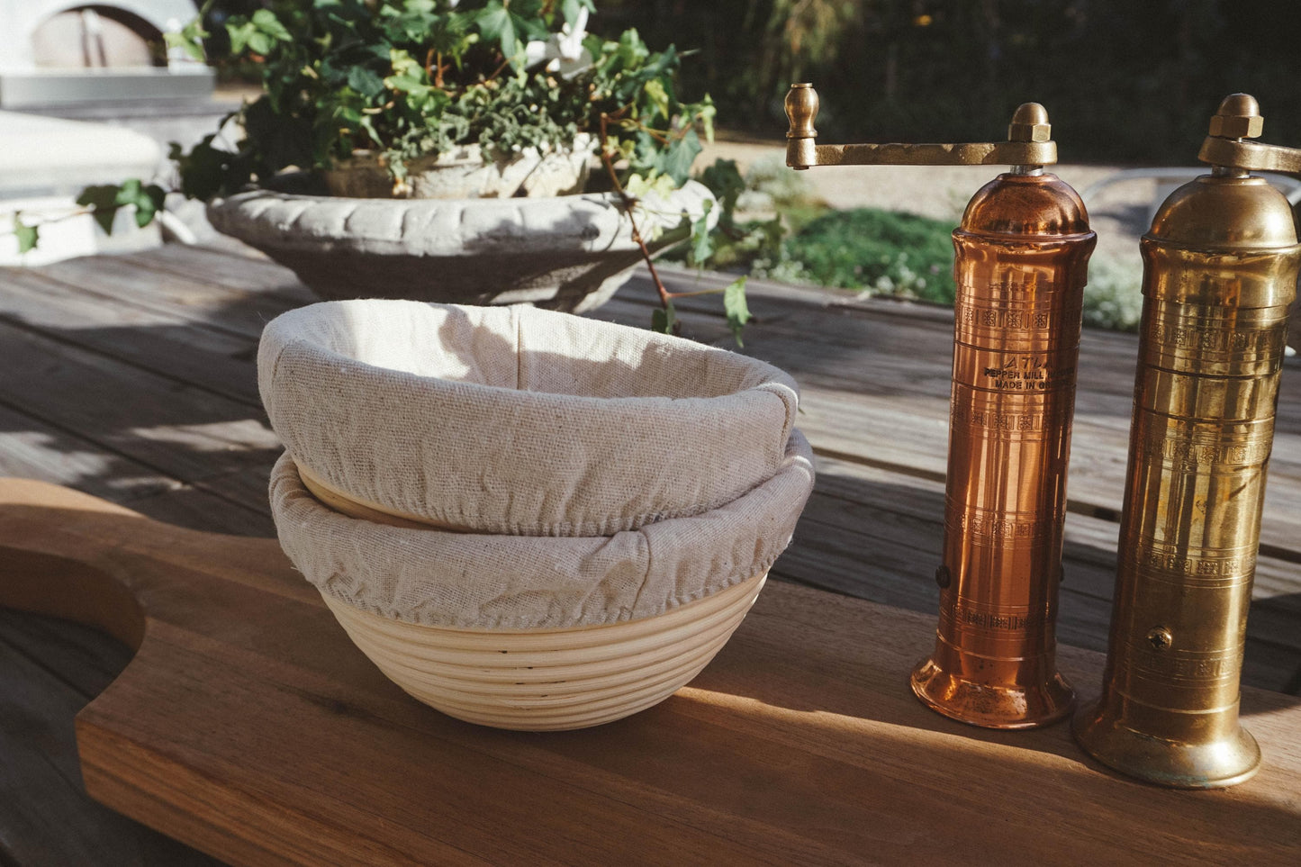 Handmade Banneton Bread Proofing Baskets – Set of 2 (7.1x3.5 inches) | Sourdough Rattan Dough Rising Baskets | Artisan Bread Baking
