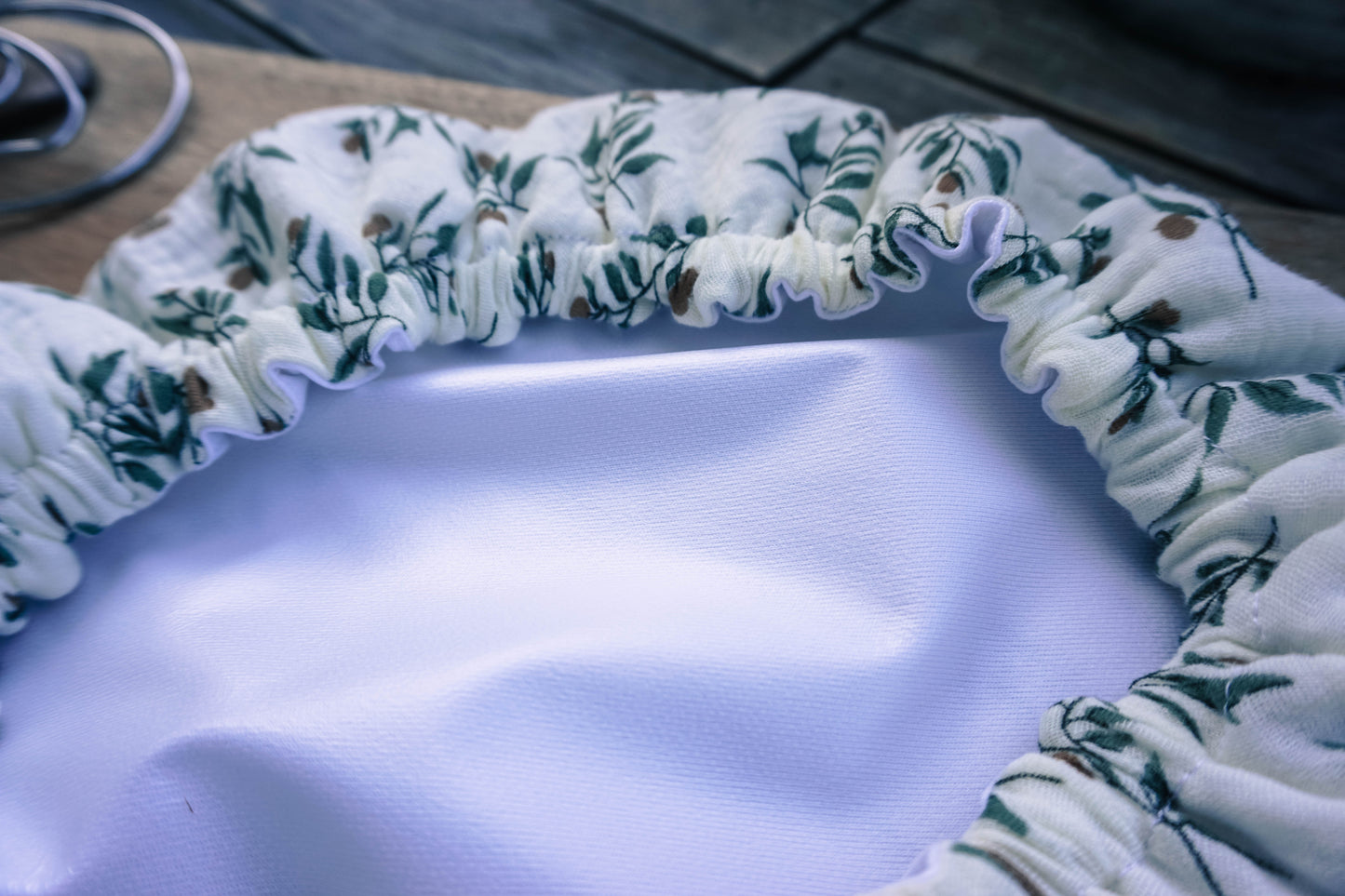 Double-Layered Olive Branch Bread Proofing Cover | Reusable Cotton Bowl Cover for Sourdough | Eco-Friendly, Breathable & Handmade